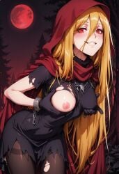 1girls ai_generated blonde_female blonde_hair blonde_hair_female blood_moon civitai dark_fantasy erect_nipples evileye female female_focus female_only gothic hylian_r34 long_hair one_breast_out overlord overlord_(maruyama) pantyhose perky_nipples petite petite_body petite_breasts petite_female red_eyes ripped_clothing small_breasts tagme torn_clothes torn_clothing yandere young young_female young_woman