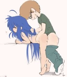 1boy artist_request female konata_izumi lucky_star sex tagme