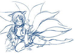 ahri fur furry_tail humanoid kemonomimi league_of_legends multiple_tails tagme tail uyo