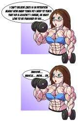 bioshin26 exercise female muscular muscular_female realization workout