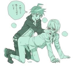 anal anal_sex anal_sex danganronpa danganronpa:_trigger_happy_havoc gay gay_anal gay_sex male male/male male_focus male_only male_penetrated male_penetrating male_penetrating_male naegi_makoto partially_clothed penis togami_byakuya yaoi