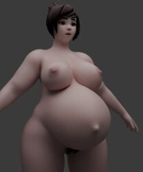 1girls 3d 3d_model asian asian_female belly big_belly big_breasts blizzard_entertainment bloggerman breasts brown_hair completely_nude completely_nude_female female female_only mei_(overwatch) nipples nude nude_female outie_navel overwatch pregnant pregnant_belly pregnant_female pubic_hair pussy solo solo_female thi thick_thighs wide_hips