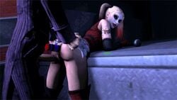 1boy 1girls 3d anal_toy andreygovno animated batman:_arkham_city batman_(series) dc dc_comics female garry's_mod harley_quinn harley_quinn_(arkham) harley_quinn_(arkham_city) human joker male penis perverted sex straight the_joker