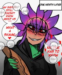 big_butt blackmail cheating dialogue obsessed pov stroking_penis theconfusedguy violet(theconfusedguy) yandere