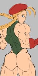 back_view cammy_white female muscular muscular_female street_fighter xyz10988