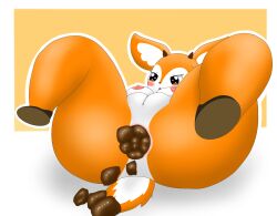 2024 aggretsuko antelope anthro anus areola ass big_butt black_eyes blush bodily_fluids bovid breasts bristol_type_1 butt_focus drain_scat embarrassed eyelashes feces feces_in_ass feet female fur gazelle genitals glistening glistening_eyes half-closed_eyes hi_res horn lying mammal multicolored_body narrowed_eyes nipples nude on_back open_mouth orange_background orange_body orange_fur pooping_on_floor presenting presenting_hindquarters pussy sanrio scat simple_background solo spread_legs spreading sweat tail thick_thighs tsunoda_(aggretsuko) two_tone_body white_body white_fur
