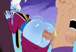 2boys ai_generated anal anal_sex anal_sex ass big_ass big_penis blue_skin broly_(dragon_ball_super) dragon_ball dragon_ball_super fellas femboy gay girly male male/male muscular muscular_male novelai penis sex super_saiyan taller_male trap whis white_hair yaoi