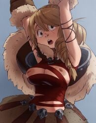 1girls astrid_hofferson blonde_female blonde_hair coolerinker dreamworks female female_focus female_only how_to_train_your_dragon how_to_train_your_dragon_2 inker_comics inkershike solo solo_female solo_focus