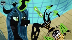 bee changeling crossover equine friendship_is_magic insect my_little_pony queen_bea queen_chrysalis queen_chrysalis_(mlp) secret_squirrel_show smooth_skin tvma