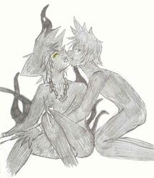 kingdom_hearts male_only roxas sora tagme tentacle_on_male