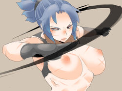 blue_hair king_of_fighters leona_heidern ryu_(artist) tagme