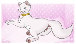 1girls anus ass disney duchess_(the_aristocats) feline female furry house_cat kryaterre on_side pussy the_aristocats