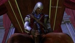 3d armor assassin's_creed_(series) assassin's_creed_iii bottomless connor_kenway dark-skinned_male erection fingerless_gloves holding_penis legs_held_open looking_at_viewer male male_only masturbation parted_lips penis solo tagme ubisoft xnalara