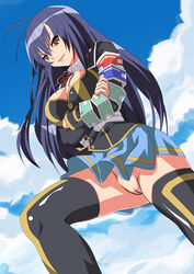 blue_hair edit kurokami_medaka medaka_box official_art tagme