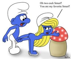 helix smurfette tagme the_smurfs