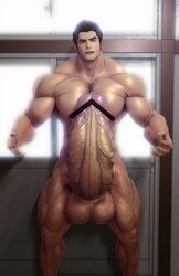 bara big_penis bodybuilder cum gay huge_cock kondouyoshinori muscular yaoi