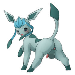 color flucra fur furry glaceon male male_only penis pokemon