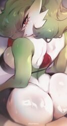 2d 2d_(artwork) 2d_artwork female gardevoir looking_at_viewer looking_back pokemon solo strigiformes thick thick_ass thick_hips thick_legs thick_thighs thighs wide_ass wide_hipped_female wide_hips wide_thighs