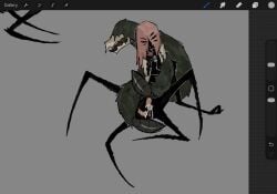 acceptance anal anal_sex arachnid breeding breeding_slave bug bugs cum cum_drip cum_in_ass cum_in_pussy cum_inside double_penetration drooling fan_character filling_up group_sex helpless hollow_knight hollow_knight:_silksong hollow_knight_(franchise) muckroach oc orgy procreate_(medium) procreate_(software) six_eyes spider vaginal_fluids vaginal_penetration vaginal_sex weaver_(hollow_knight)