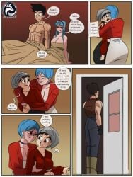 2boys 3:4 3girls after_sex age_difference aged_up artdefox ass big_ass big_breasts black_eyes black_gloves black_hair blue_hair boots bra_(dragon_ball) bra_briefs breast_grab breasts bulma_briefs cleavage comic dragon_ball dragon_ball_gt dragon_ball_super english_text female female_saiyan gloves hairband large_ass large_breasts long_hair male male_saiyan milf multiple_boys multiple_girls muscular muscular_male nude nude_female nude_male older_female pan_(dragon_ball) red_hairband saiyan short_hair smile son_goten source_request straight text towel towel_on_head vegeta younger_female yuri