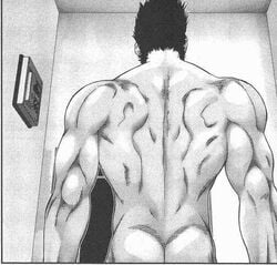 back_muscles daizemon_kaze gantz official_art oku_hiroya tagme