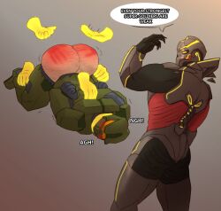 ass bara big_ass big_butt bubble_ass bubble_butt dat_ass dat_butt fat_ass fat_butt gay halo_(series) huge_ass huge_butt large_ass large_butt male male_only master_chief red_markings rickpenman round_ass round_butt slapping_ass slapping_butt spank_marks spanked spanked_ass spanked_butt spanking spanking_ass thick_ass thick_butt