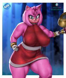 1girls amy_rose amy_rose_(sonic_movie) animal_ears animal_nose anthro blu_rent blur_studio body_fur breasts closed_mouth clothing completely_nude eulipotyphlan female furry furry_female gloves green_eyes groin happy hedgehog looking_at_viewer mammal marza_animation_planet medium_breasts original_film paramount_pictures pink_body pink_fur pink_hair sega short_hair sidelocks skirt smile solo sonic_(series) sonic_the_hedgehog_(film) sonic_the_hedgehog_(series) sonic_the_hedgehog_3_(2024) sonic_the_hedgehog_3_(film) split_mouth standing stomach thighs white_gloves