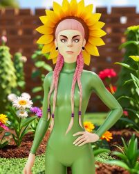 3on3freestyle ai_assisted blue_eyes breasts butt_crack cindy cute fetish fetish_wear flower flower_girl flowers latex latex_clothing latex_skinsuit latex_suit petite petite_body petite_breasts petite_female petite_girl petite_tits pink_hair rubber rubber_clothing skin_tight skin_tight_clothes skin_tight_outfit skin_tight_suit spring valentine's_day white_skin