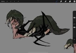 arachnid breeding breeding_slave bug bugs cum cum_drip cum_in_pussy cum_inside drooling face_fucking fan_character filling_up group_sex helpless hollow_knight hollow_knight:_silksong hollow_knight_(franchise) muckroach oc open_mouth oral oral_penetration oral_sex orgy panting penetration procreate_(medium) procreate_(software) pushing_away six_eyes spider struggling tongue_out vaginal_fluids vaginal_penetration vaginal_sex weaver_(hollow_knight)