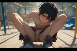 ai_generated anime cute cute_male sexy underwear upshorts yaoi
