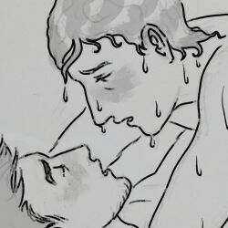 2boys dispatch_(game) gay implied_sex male male_only moaning moaning_in_pleasure robert_robertson sweaty waterboy_(dispatch) yaoi yasen_tishyshiy