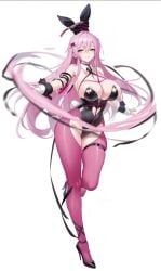 ai_generated dancing goddess_of_victory:_nikke pink_hair tagme velvet_(nikke)
