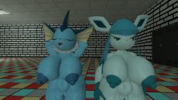 big_breasts eeveelution garry's_mod glaceon vaporeon