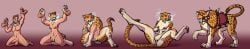 absurd_res balls biobasher bodily_fluids breasts clitoris collar felid female feral feral_transformation fingering forced forced_transformation gender_transformation genital_fluids genitals hi_res human human_to_feral leopard long_image loss_of_dexterity male mammal masturbation mount mtf_transformation multi_nipple nipples nude orgasm pantherine paws penis prehistoric_species quadruped reins saber-toothed_tiger saddle solo species_transformation tail teats transformation vaginal_fluids vulva wide_image