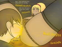 1boy 1girls biting_lip blonde_hair cheek_bulge dominant dominant_female domination eating_farts enjoying_farting face_fart face_farting fart fart_cloud fart_fetish fart_in_face fart_in_mouth fart_on_face fart_torture farting farting_in_face farting_in_mouth farting_on_another farting_on_face feeding feeding_farts female givmestinkygirl gulp gulping gyaru huge_fart mouth_fart mouth_to_ass mouthfarting oc open_mouth original_character panties pleasure_face pussy submissive submissive_female swallowing swallowing_fart torture wet_fart