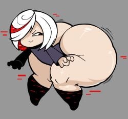 1girls artificial ass ass_bigger_than_head back big big_ass big_butt black body bottom bottomless bubble_butt clothed clothes clothing curvy diivox face female hair heavy hips huge_ass huge_butt intelligence jiggle jiggling large_ass looking partially sage_(sonic_frontiers) sega shiny short shortstack skin smug sonic_(series) sonic_frontiers sonic_the_hedgehog_(series) thick_thighs thighs voluptuous white wide_hips