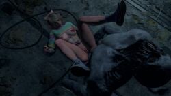 ashley_graham ashley_graham_(ella_freya) capcom monster monster_on_female regenerador resident_evil resident_evil_4_remake