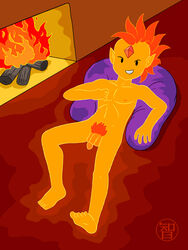 adventure_time coldfusion flame_prince male male_only penis solo_male tagme