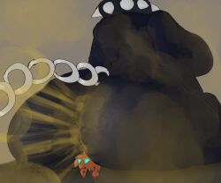 archenarie ass big_butt chain_chomp facesitting fart fart_fetish farting_on_face female gas gassy gigi_(thecoatl034) hi_res kobold macro male male/female mario_bros micro nintendo scalie sitting_on_another size_difference