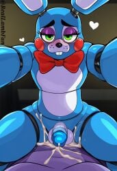 1boy ai_generated anthro aroused_expression blue_ears blue_fur blush cum cum_drip cum_on_body detailed_penis dripping erection exaggerated_proportions femboy five_nights_at_freddy's five_nights_at_freddy's_2 floating_hearts from_above furry glistening glossy_fur half_lidded_eyes handjob heart holding_penis huge_balls huge_cock hyper_penis impact_lines large_penis long_ears looking_at_viewer male masturbation motion_lines penis pink_glans pink_head pleasure_face plump_body pov purple_accents rabbit reallambfan red_bowtie self_fondle shiny_skin solo sweat tears testicles thick_penis thick_thighs toy_bonnie_(fnaf) veiny_penis white_chest wide_hips withered_bonnie