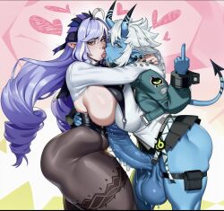 1futa 2d 2girls ai_generated ass balls big_ass big_balls big_breasts big_butt big_cock big_penis big_testicles big_thighs black_nails blue_body blue_skin breast_press breasts cheating cock colored_skin cuffs cuffs_(clothing) demon demon_futa demon_girl demon_horns demon_tail drill_hair erection female french_kiss futa/female futa_with_female futanari heart horns hug huge_balls huge_breasts huge_cock huge_testicles jacket kissing large_ass large_balls large_breasts large_butt large_cock large_penis large_testicles large_thighs long_hair looking_at_viewer massive_balls massive_testicles multiple_girls netorare ntr oni oni_female oni_futa oni_horns onilapper pantyhose penis pointy_ears precum purple_hair red_eyes saliva saliva_trail skirt soukaku_(zenless_zone_zero) symmetrical_docking tail testicles thick_ass thick_butt thick_cock thick_penis thick_thighs thighs tongue tongue_out uncensored vein veins veiny veiny_cock veiny_penis vivian_(zenless_zone_zero) white_hair zenless_zone_zero