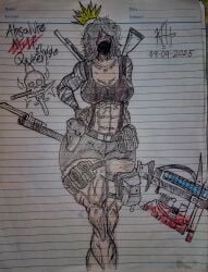 1girls 2025 abs alternate_costume artist_request artist_signature breasts character_name clothed clothing colored dated decaying_winter female female_only gun medium_breasts midriff roblox roblox_game robloxian sledge_queen solo source_request standing tactical_gear tagme thick_thighs thighs traditional_media_(artwork) weapon