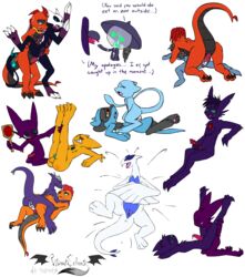 color deino foxred64 interspecies lampent lugia lying male mew nude on_back pokemon pokemon_(species) riolu sableye scrafty standing straight_hair tagme tail