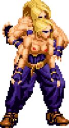 animated blue_mary fatal_fury king_of_fighters pixel_art tagme transparent_background