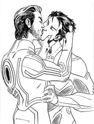 clu disney gay kissing male male_only rinzler tagme tron tron_legacy