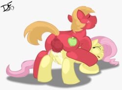 big_macintosh_(mlp) dynamicphoto earth_pony equine female fluttershy_(mlp) friendship_is_magic horse male my_little_pony pegasus pony straight_hair