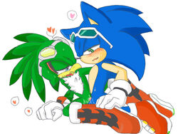 anthro color fur furry gay hawk hedgehog interspecies jet_the_hawk male male_only multiple_males sex sonic_(series) sonic_riders sonic_the_hedgehog tagme yaoi zehn