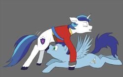 7nights equine friendship_is_magic my_little_pony pegasus shining_armor_(mlp) soarin_(mlp) unicorn wonderbolts_(mlp)