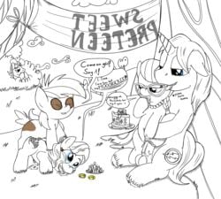 diamond_tiara filthy_rich friendship_is_magic my_little_pony pipsqueak silver_spoon smudge_proof