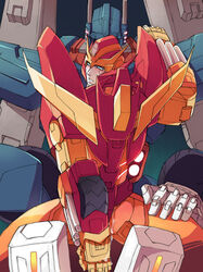 2boys cowgirl_position hot_rod male male_only riding rodimus_prime straddling tagme transformers transformers_idw ultra_magnus yaoi